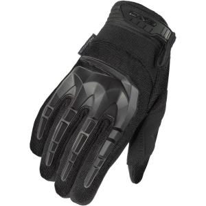 image:imageScorpionEXO Skrub II Gloves Womens Short Cuff Stretch Hook and Loop Motorcycle Riding Gloves Nash Leather Black  XSmall