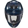 image:imageScorpionEXO R1 Air Carbon Fiber Full Face Motorcycle Helmet with Pinlock Shield Bluetooth Ready Speaker Pockets DOT ECE Onyx Onyx Gloss Black  MediumGloss Blue