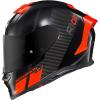 image:imageScorpionEXO R1 Air Full Face Motorcycle Helmet with Pinlock Shield and Bluetooth Ready Speaker Pockets DOT ECE Solid Matte Pearl White  SmallNeon Red