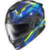 image:imageScorpionEXO ST1400 EVO Carbon Fiber Full Face Sport Touring Street Motorcycle Helmet  Bluetooth Ready Speaker Pockets DOT ECE Solid Matte Black  SmallHex Gloss Blue