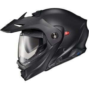 image:imageScorpionEXO AT960 Modular Adventure Street Adult Motorcycle Helmet with Integrated EXOCOM Bluetooth Communication System DOT ECE Approved Unisex Matte Black XSmallXSmall