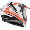image:imageScorpionEXO AT960 Modular Adventure Street Motorcycle Helmet with Bluetooth Ready Speaker Pockets DOT ECE Approved Monk BlackRed  SmallHicks Orange