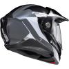 image:imageScorpionEXO AT960 Modular Adventure Street Motorcycle Helmet with Bluetooth Ready Speaker Pockets DOT ECE Approved Monk BlackRed  SmallTopographic 2 BlackWhiteGrey