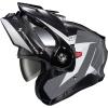 image:imageScorpionEXO AT960 Modular Adventure Street Motorcycle Helmet with Bluetooth Ready Speaker Pockets DOT ECE Approved Monk BlackRed  SmallTopographic 2 BlackWhiteGrey