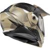 image:imageScorpionEXO AT960 Modular Adventure Street Motorcycle Helmet with Bluetooth Ready Speaker Pockets DOT ECE Approved Monk BlackRed  SmallTopographic Sand