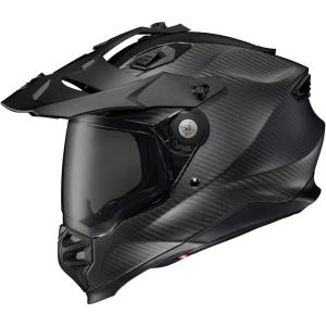 image:imageScorpionEXO XT9000 Full Face Carbon Fiber Adventure Motorcycle Helmet with Pinlock Ready Shield Bluetooth Ready Speaker Pockets DOT ECE Trailhead HiVis  MediumMatte Black