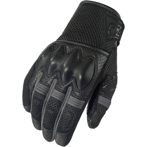 image:imageScorpionEXO Cool Hand Pro Gloves Mens Short Cuff Hook and Loop Motorcycle Riding Gloves RibStretch Knuckle BlackGrey  XSmallBlackGrey